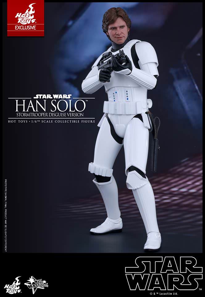 Hot Toys Star Wars: Episode IV A New Hope - Han Solo (Stormtrooper Disguise Version) MMS418