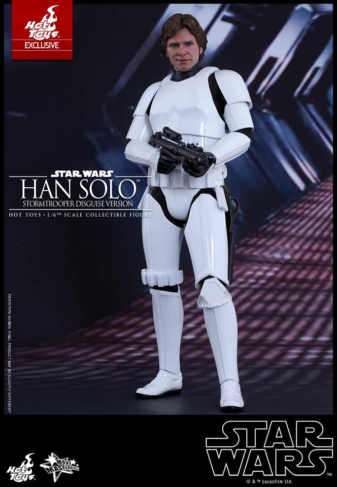 Hot Toys Star Wars: Episode IV A New Hope - Han Solo (Stormtrooper Disguise Version) MMS418