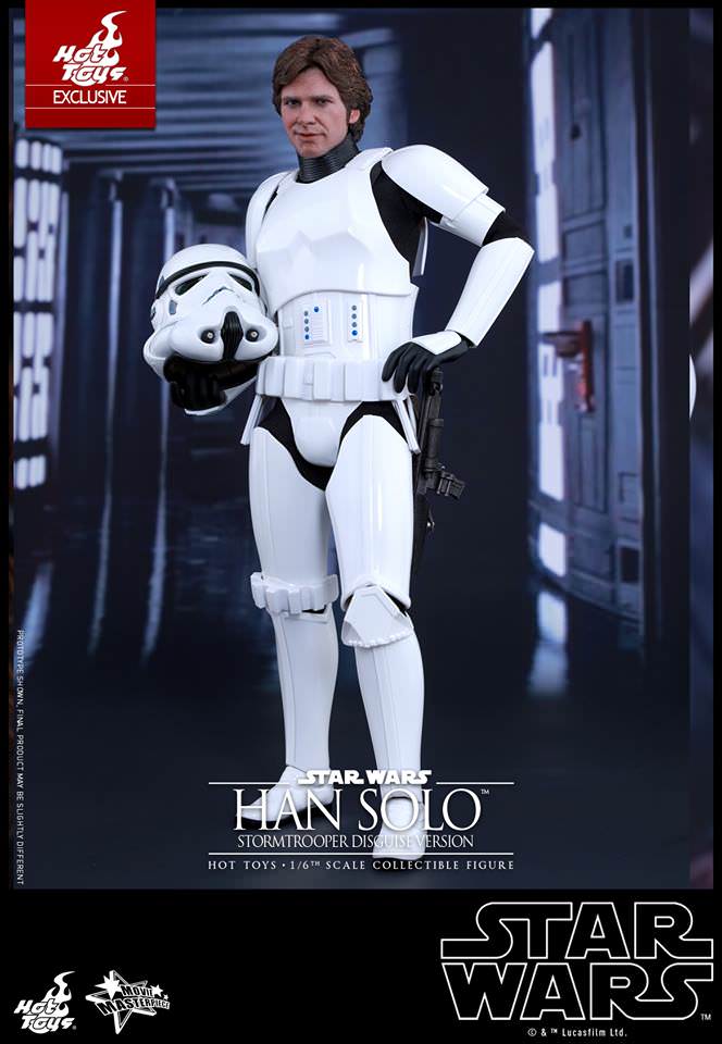 Hot Toys Star Wars: Episode IV A New Hope - Han Solo (Stormtrooper Disguise Version) MMS418