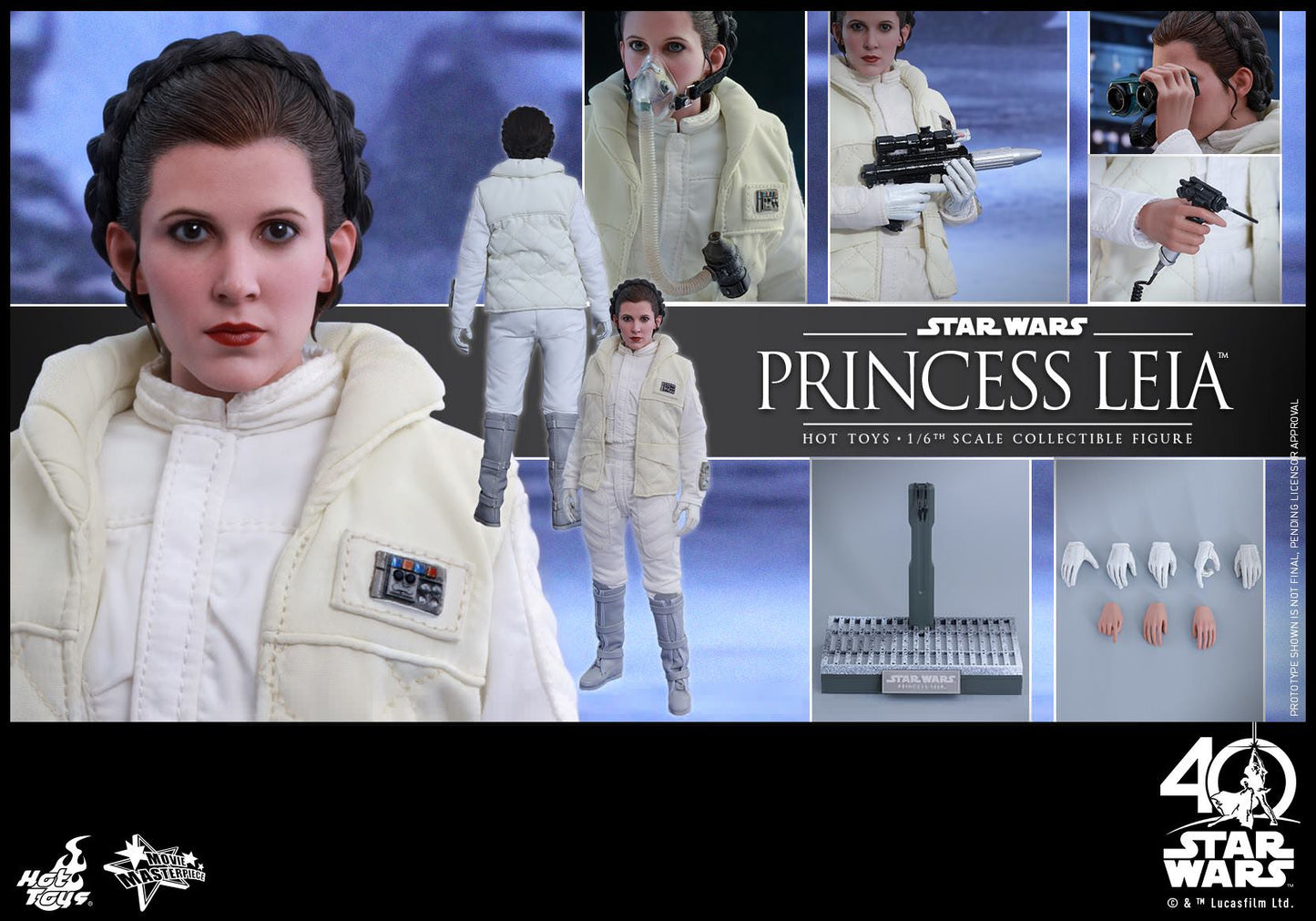 Hot Toys Star Wars: Episode V The Empire Strikes Back Princess Leia MMS423