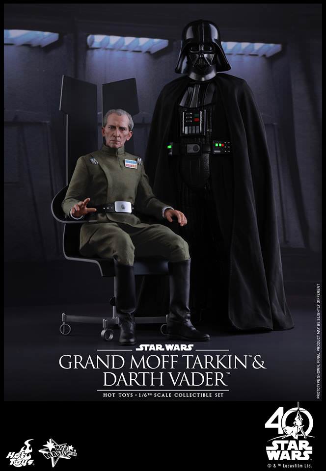 Hot Toys Star Wars: Episode IV A New Hope - Grand Moff Tarkin &amp; Darth Vader MMS434