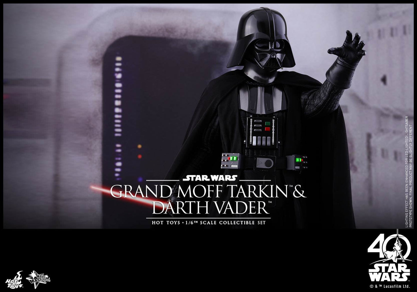 Hot Toys Star Wars: Episode IV A New Hope - Grand Moff Tarkin &amp; Darth Vader MMS434