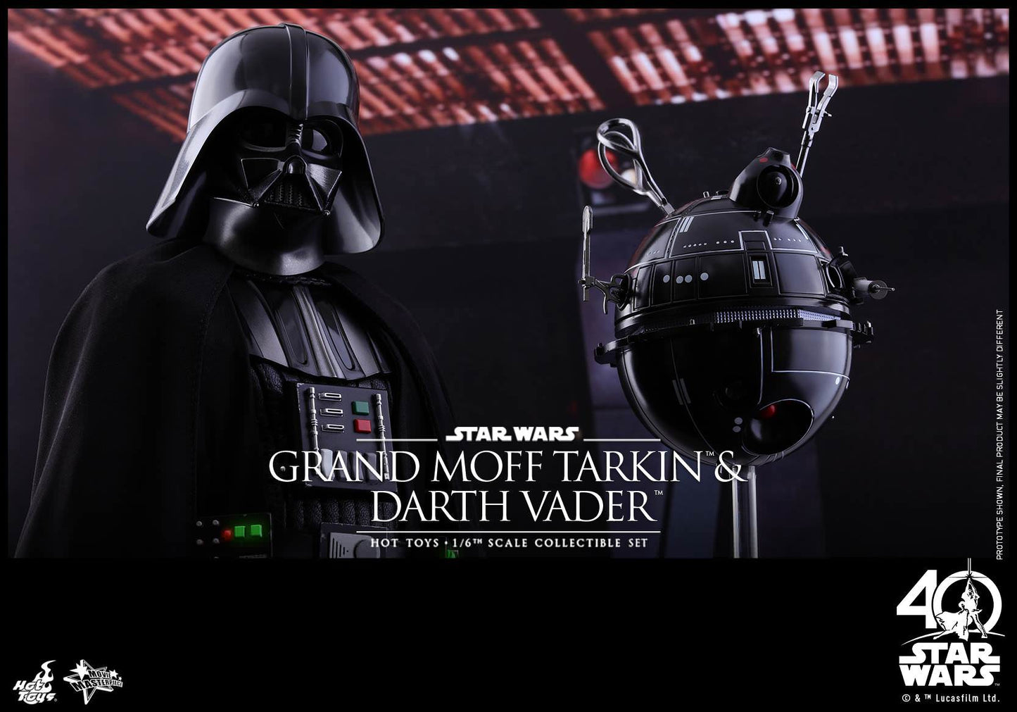 Hot Toys Star Wars: Episode IV A New Hope - Grand Moff Tarkin &amp; Darth Vader MMS434