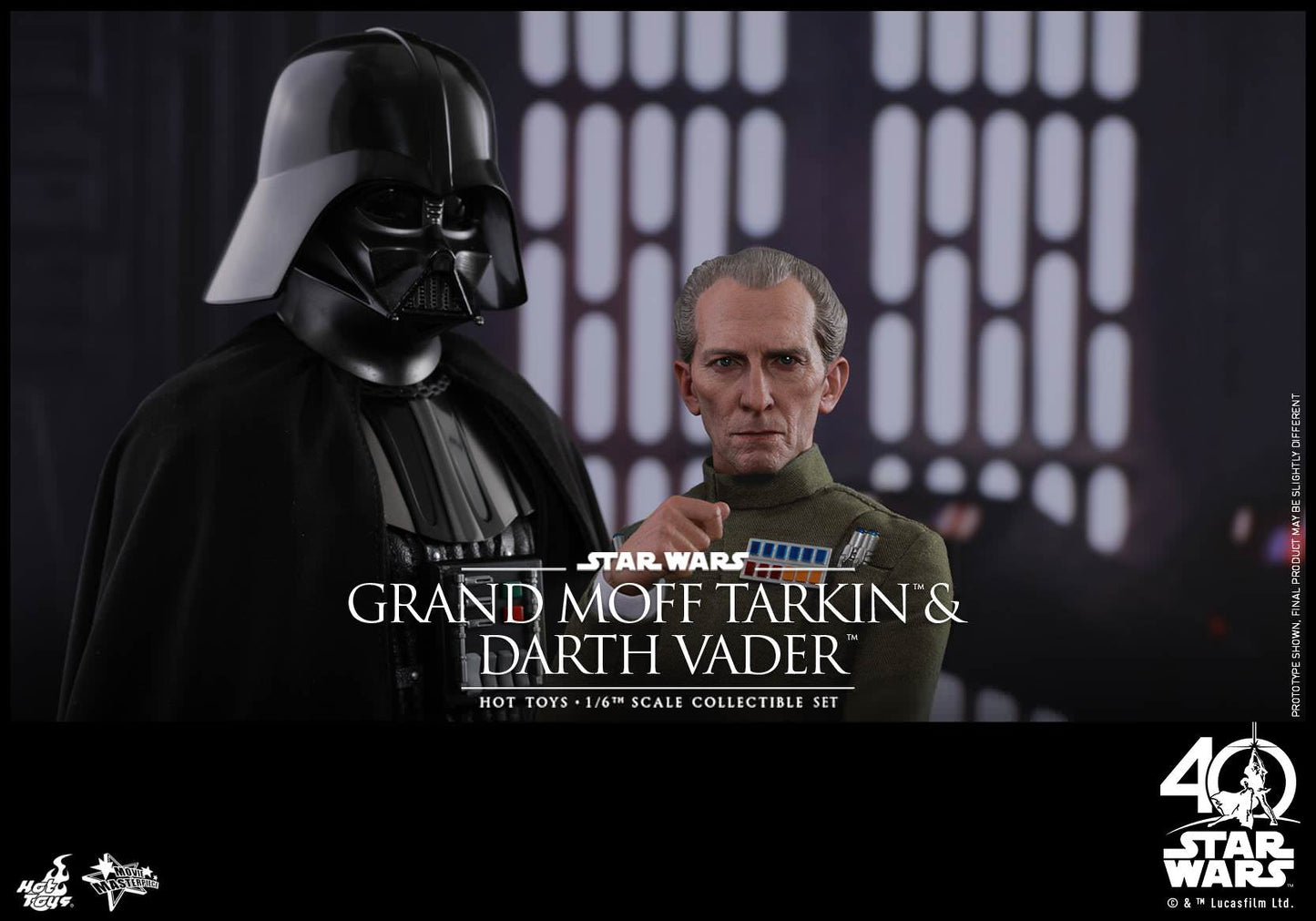 Hot Toys Star Wars: Episode IV A New Hope - Grand Moff Tarkin &amp; Darth Vader MMS434