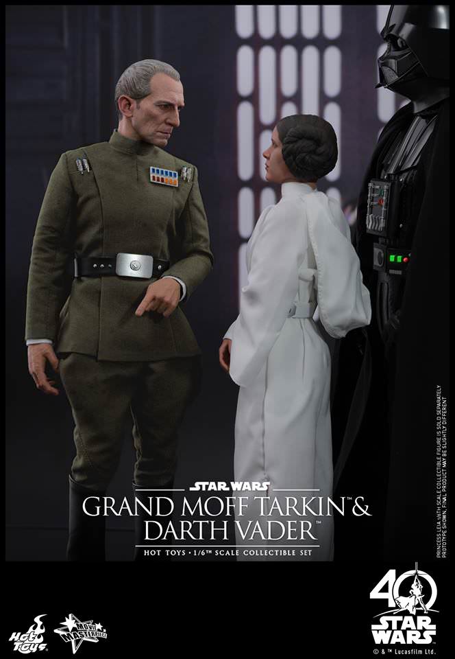 Hot Toys Star Wars: Episode IV A New Hope - Grand Moff Tarkin &amp; Darth Vader MMS434