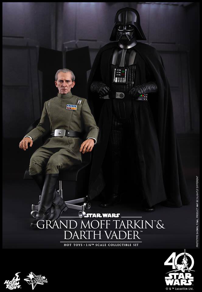 Hot Toys Star Wars: Episode IV A New Hope - Grand Moff Tarkin &amp; Darth Vader MMS434