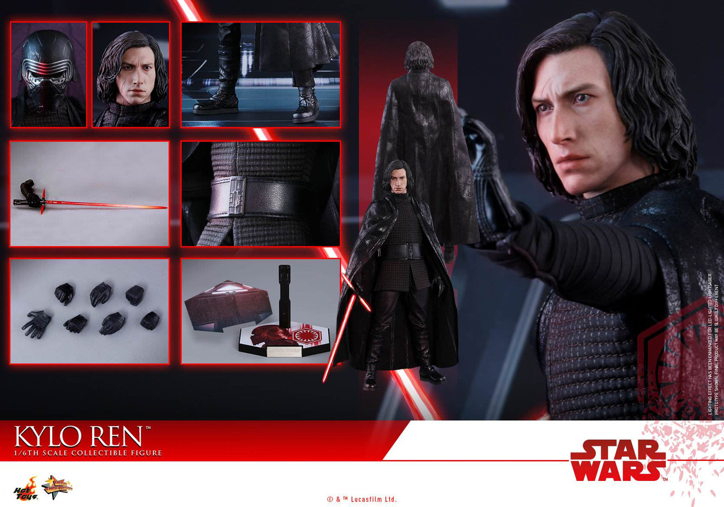 Hot Toys Star Wars: The Last Jedi - Kylo Ren MMS438