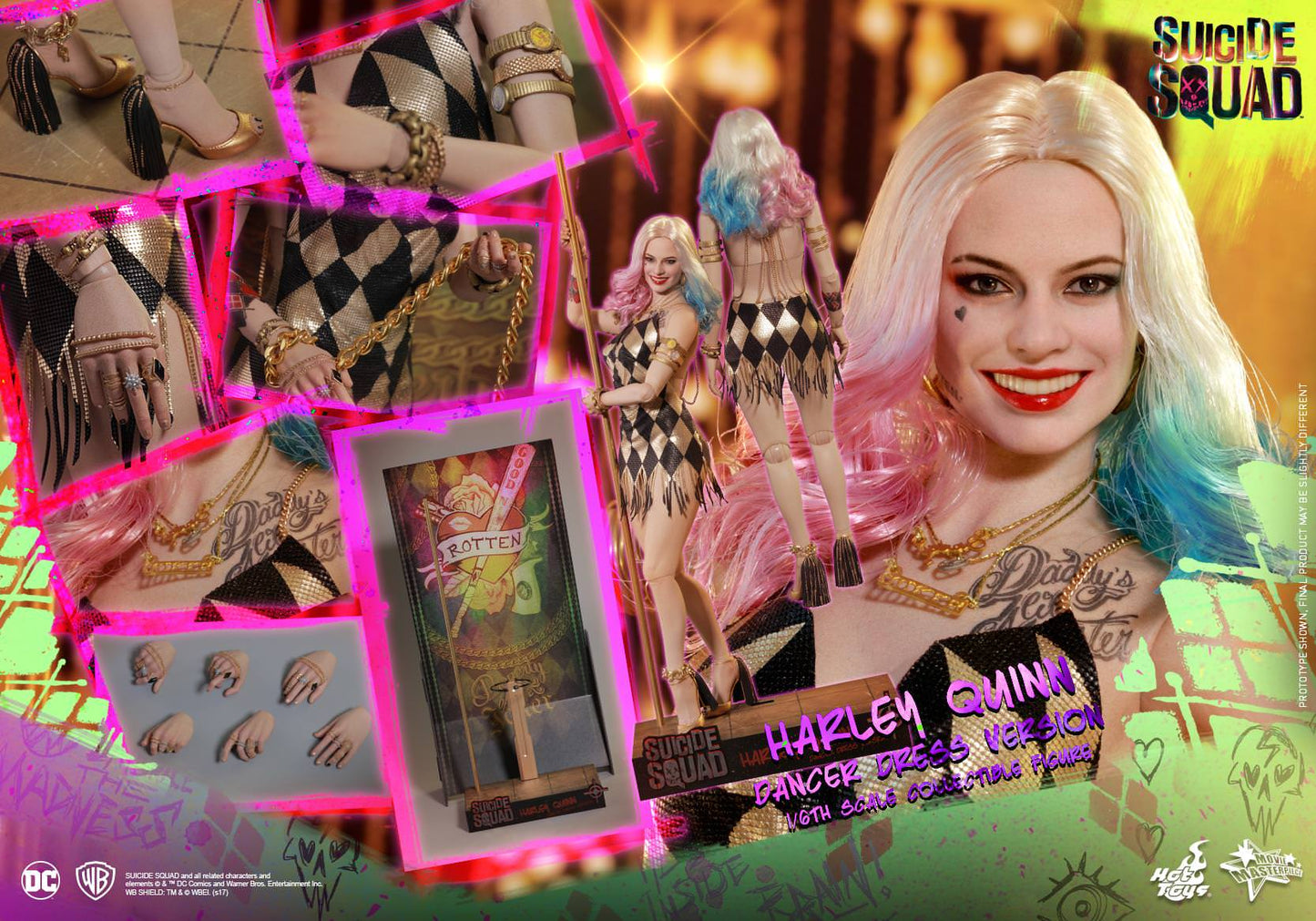 Hot Toys Suicide Squad - Harley Quinn (Dancer Dress Version) MMS439