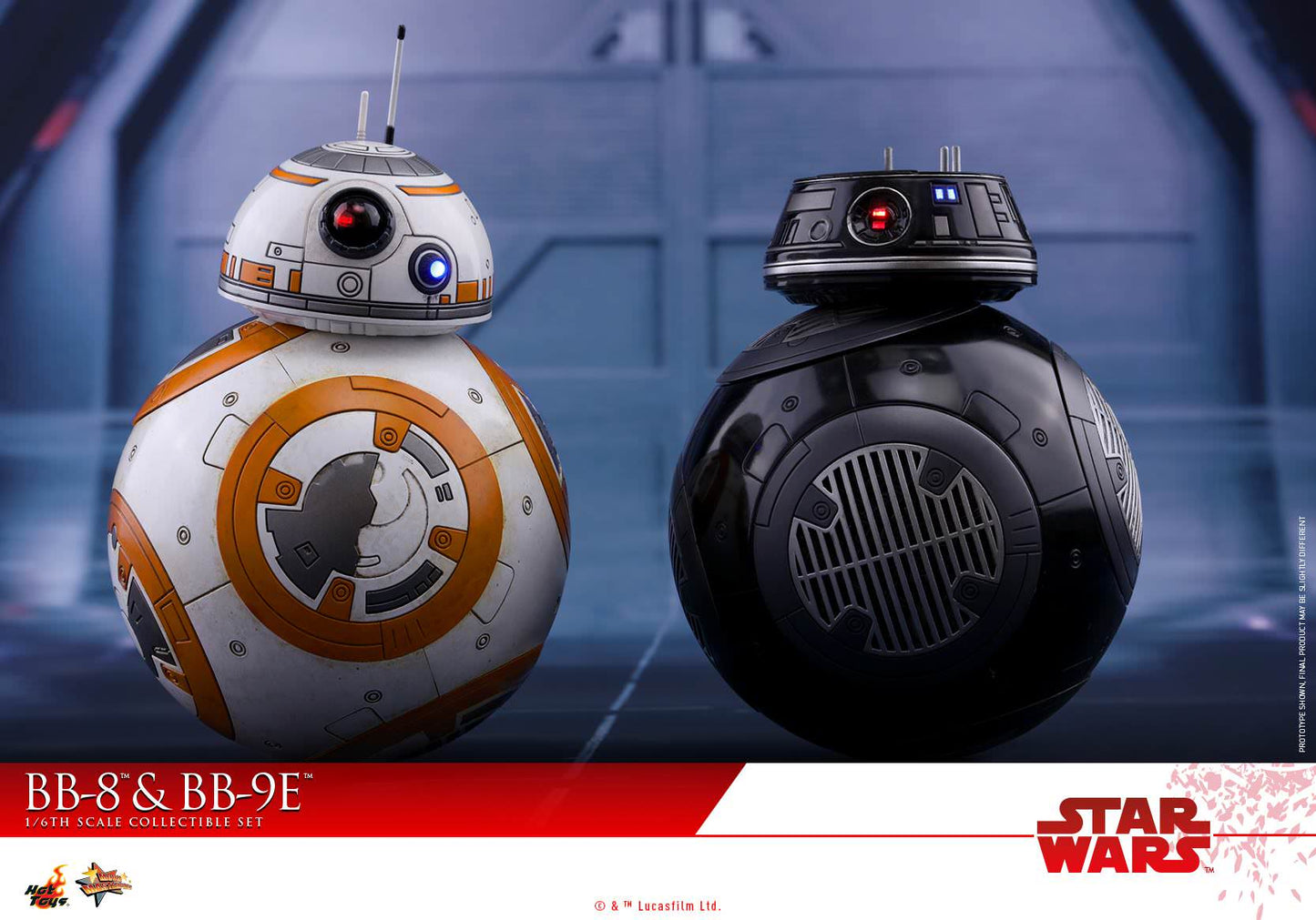 Hot Toys Star Wars: The Last Jedi - BB-8 &amp; BB-9E E MMS442