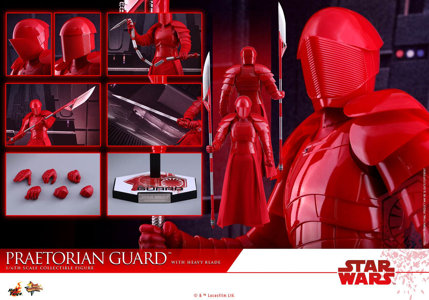 Hot Toys Star Wars: The Last Jedi - Praetorian Guard (With Heavy Blade) MMS453