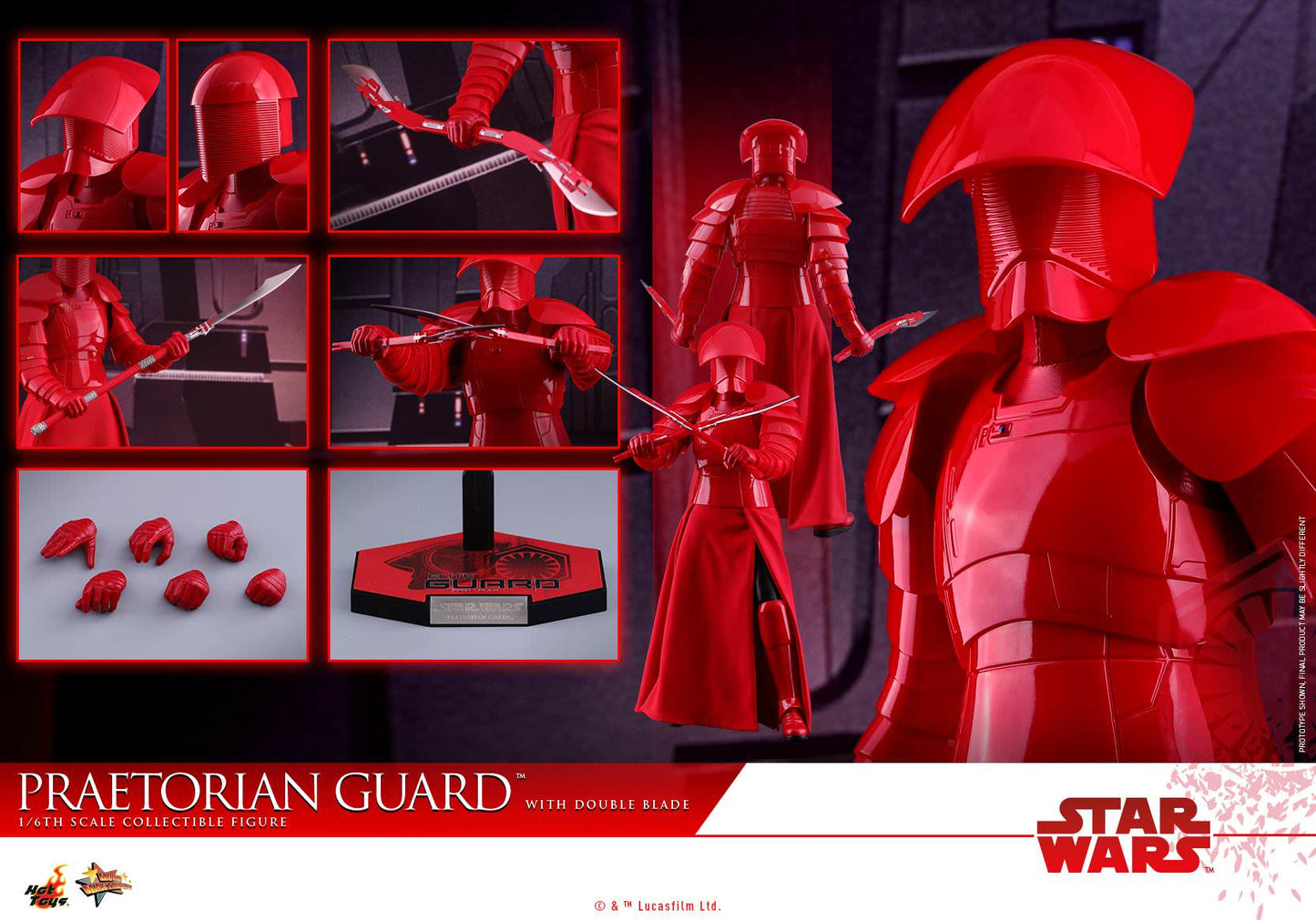 Hot Toys Star Wars: The Last Jedi - Praetorian Guard (With Double Blade) MMS454