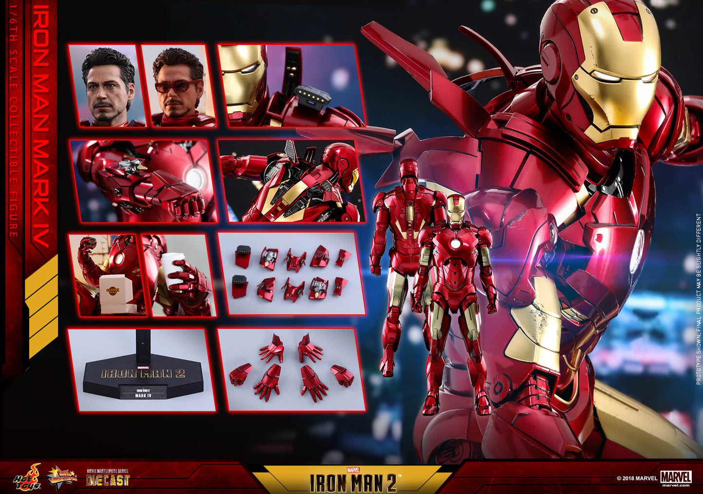 Hot Toys Iron Man 2 - Mark IV MMS461