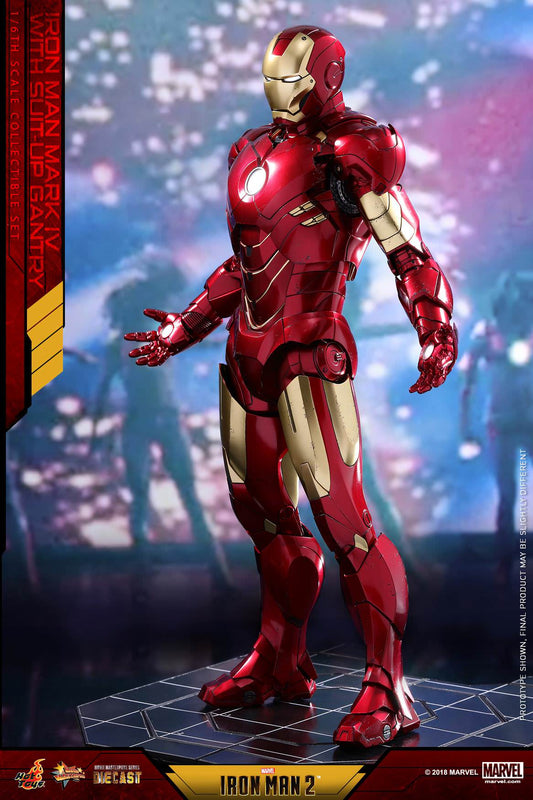 Hot Toys Iron Man 2 - Mark IV with Suit-Up Gantry MMS462