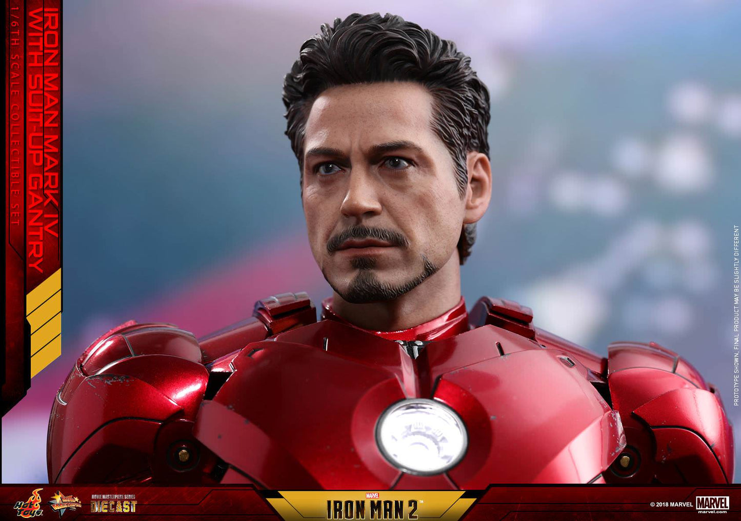 Hot Toys Iron Man 2 - Mark IV with Suit-Up Gantry MMS462