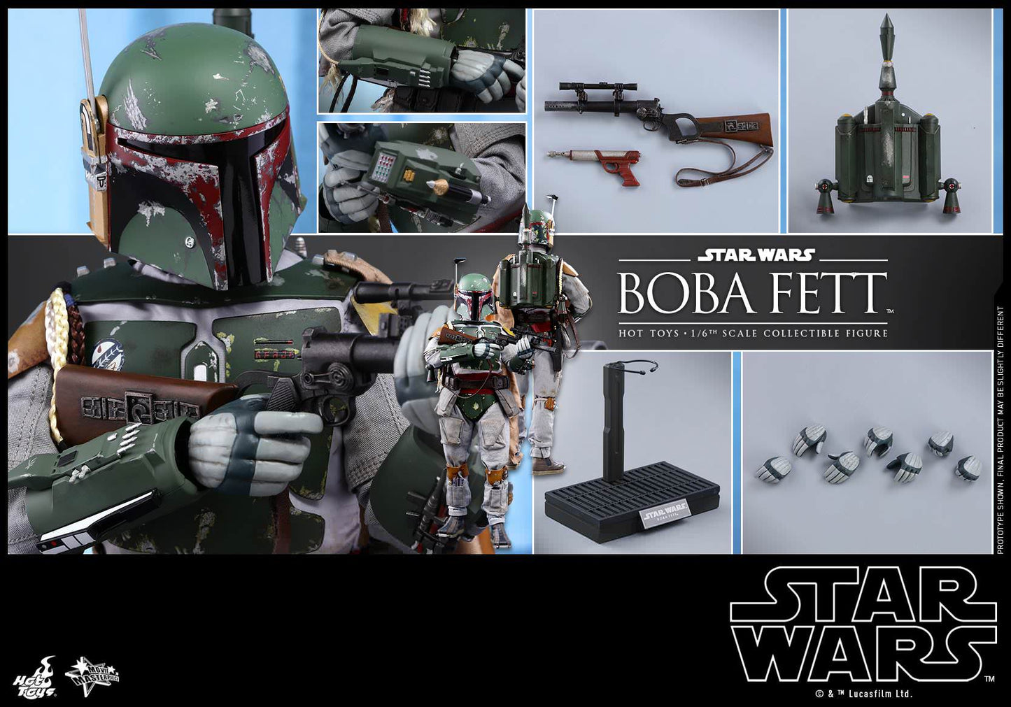 Hot Toys Star Wars: Episode V The Empire Strikes Back Boba Fett (Regular Version) MMS463