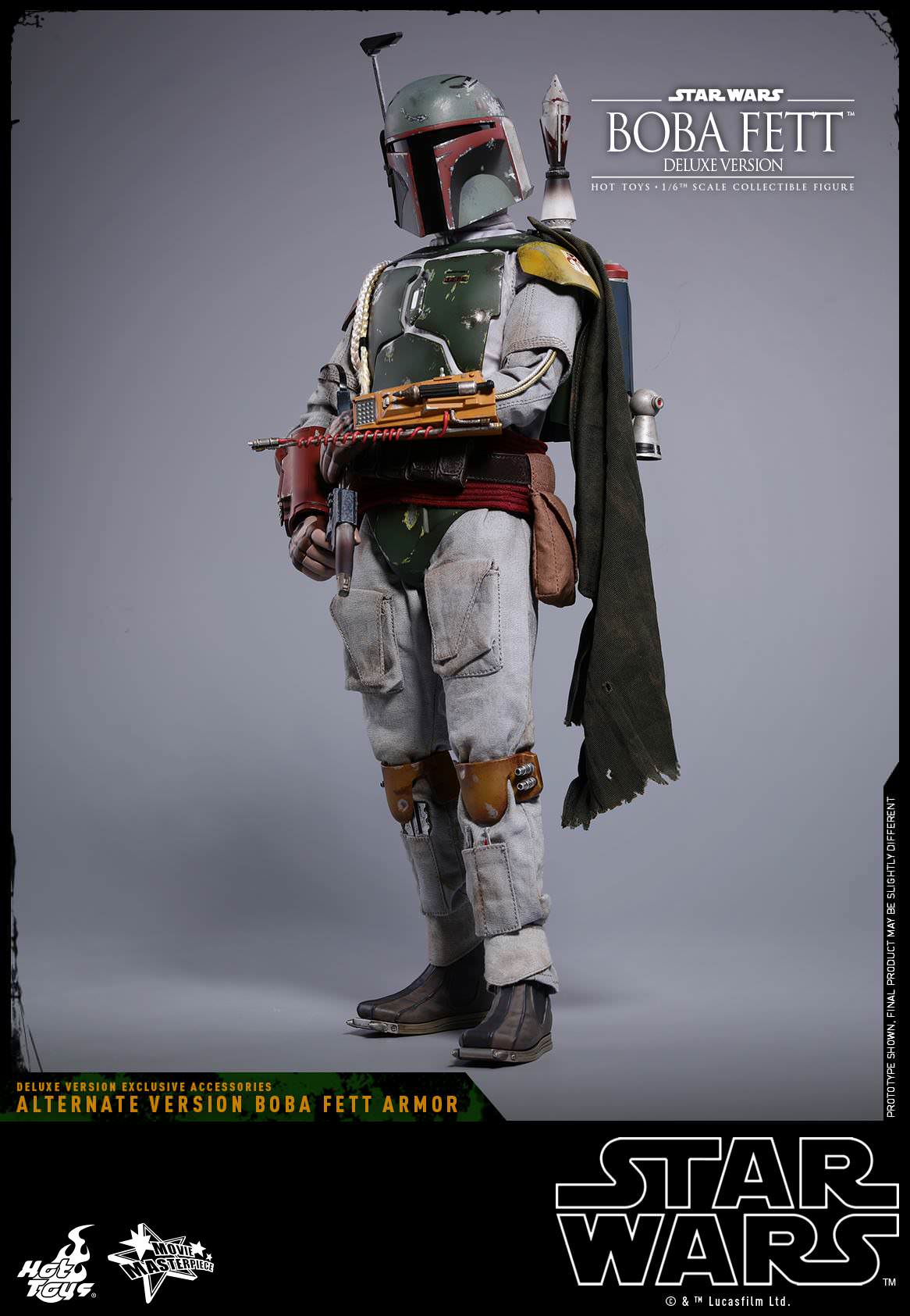 Hot Toys Star Wars: Episode V The Empire Strikes Back Boba Fett (Deluxe Version) MMS464