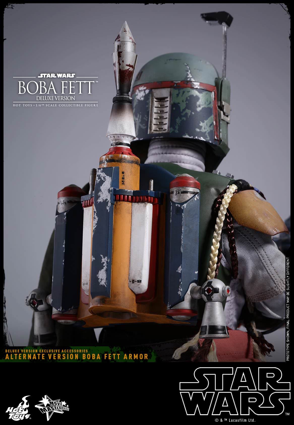 Hot Toys Star Wars: Episode V The Empire Strikes Back Boba Fett (Deluxe Version) MMS464