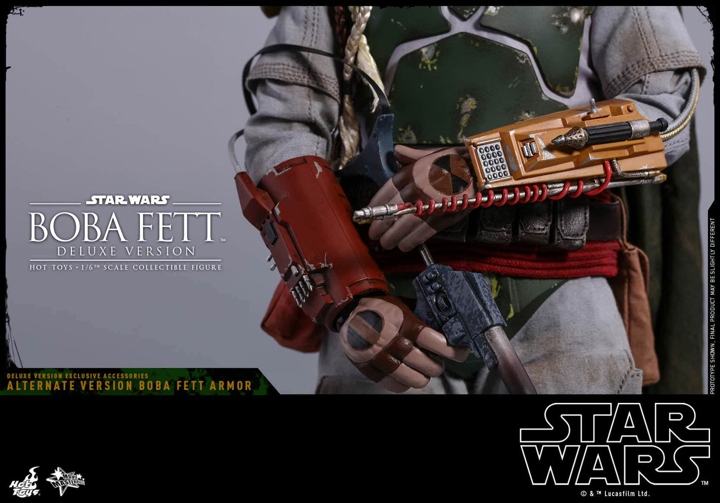 Hot Toys Star Wars: Episode V The Empire Strikes Back Boba Fett (Deluxe Version) MMS464