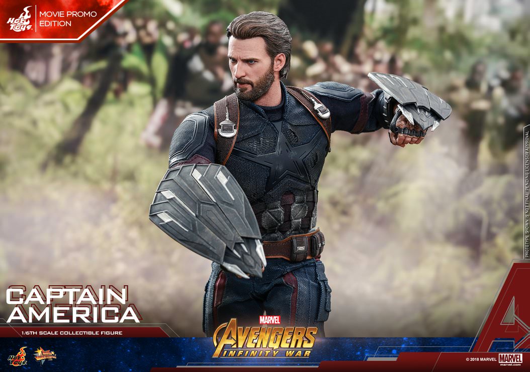 Hot Toys Avengers: Infinity War - Captain America (Movie Promo Edition) MMS481