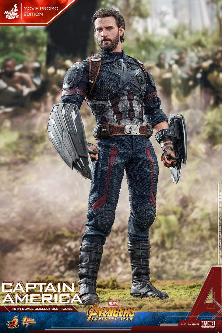 Hot Toys Avengers: Infinity War - Captain America (Movie Promo Edition) MMS481