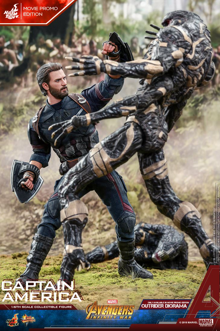 Hot Toys Avengers: Infinity War - Captain America (Movie Promo Edition) MMS481