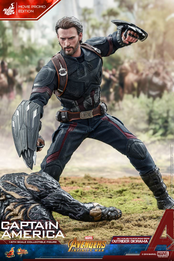 Hot Toys Avengers: Infinity War - Captain America (Movie Promo Edition) MMS481