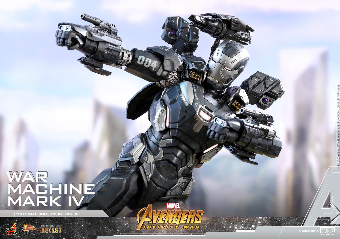 Hot Toys Avengers: Infinity War - War Machine Mark IV MMS499D26 (Exclusive Edition)