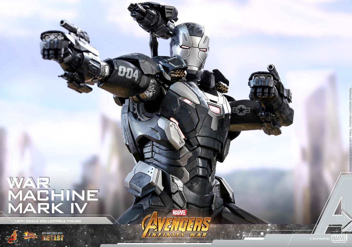 Hot Toys Avengers: Infinity War - War Machine Mark IV MMS499D26 (Exclusive Edition)