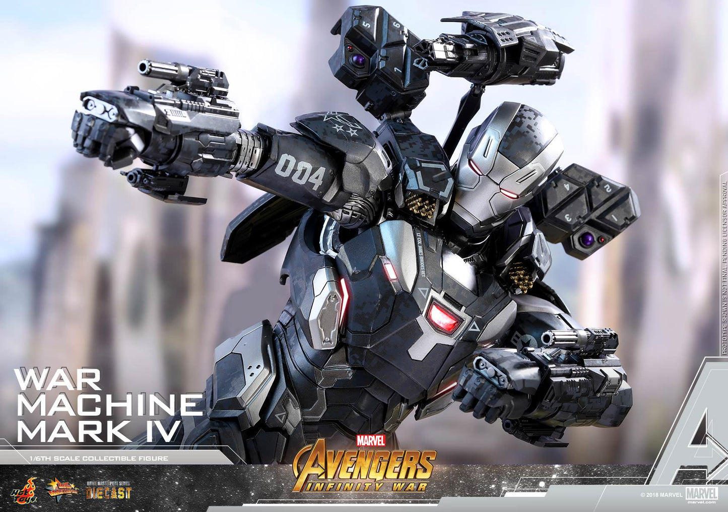 Hot Toys Avengers: Infinity War - War Machine Mark IV MMS499D26 (Regular Edition)