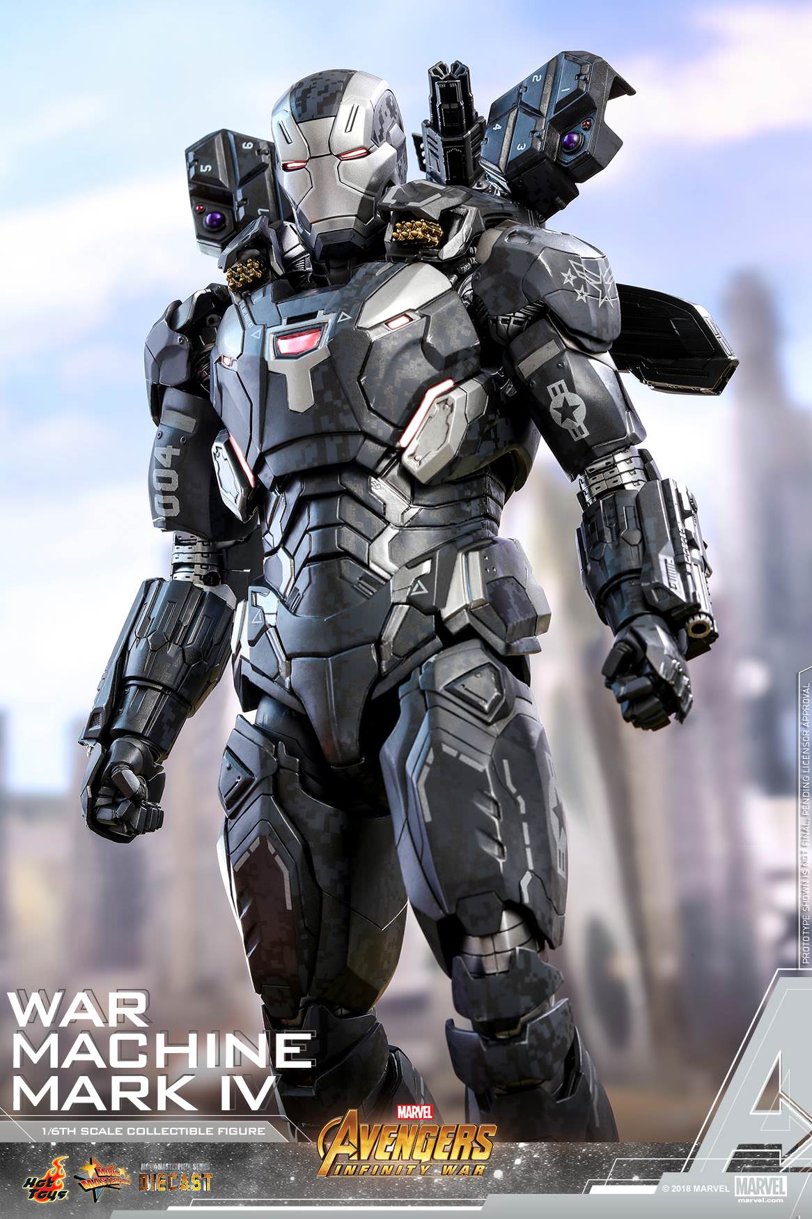 Hot Toys Avengers: Infinity War - War Machine Mark IV MMS499D26 (Regular Edition)