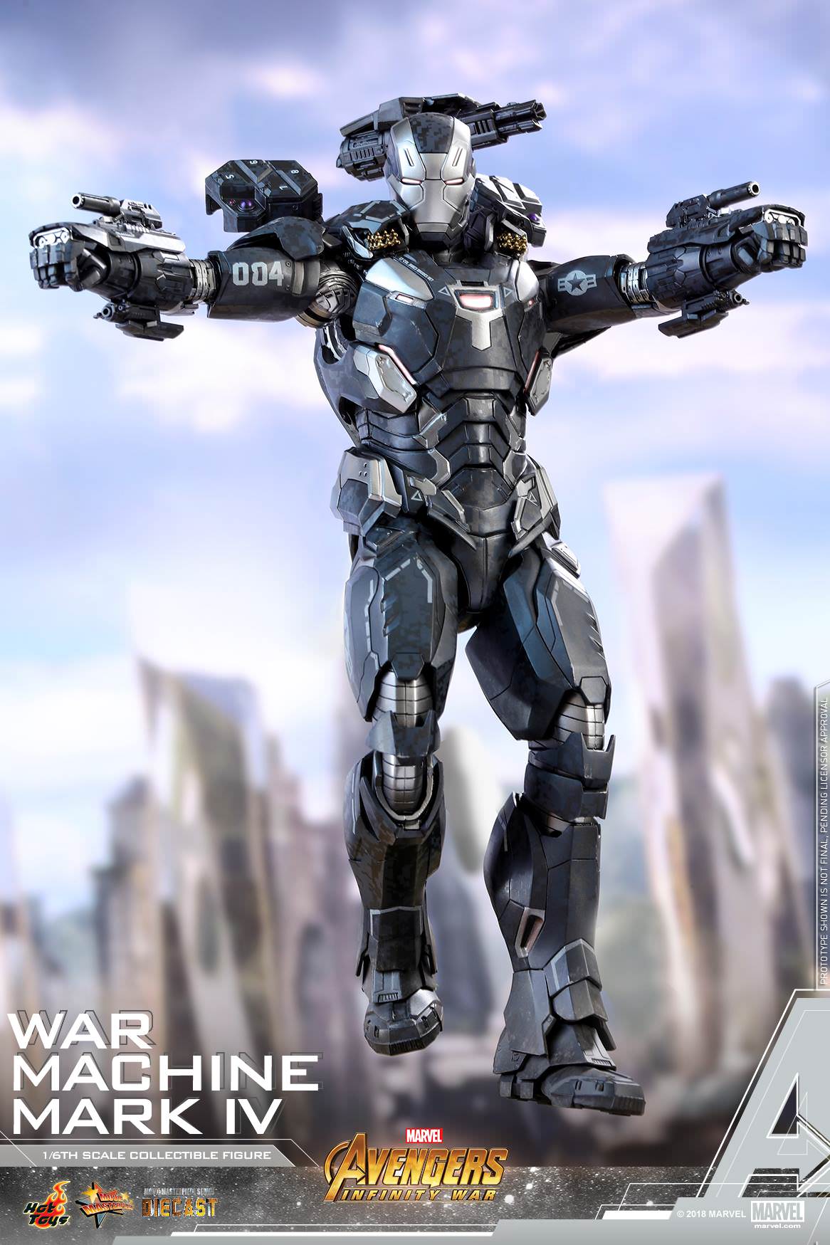 Hot Toys Avengers: Infinity War - War Machine Mark IV MMS499D26 (Regular Edition)