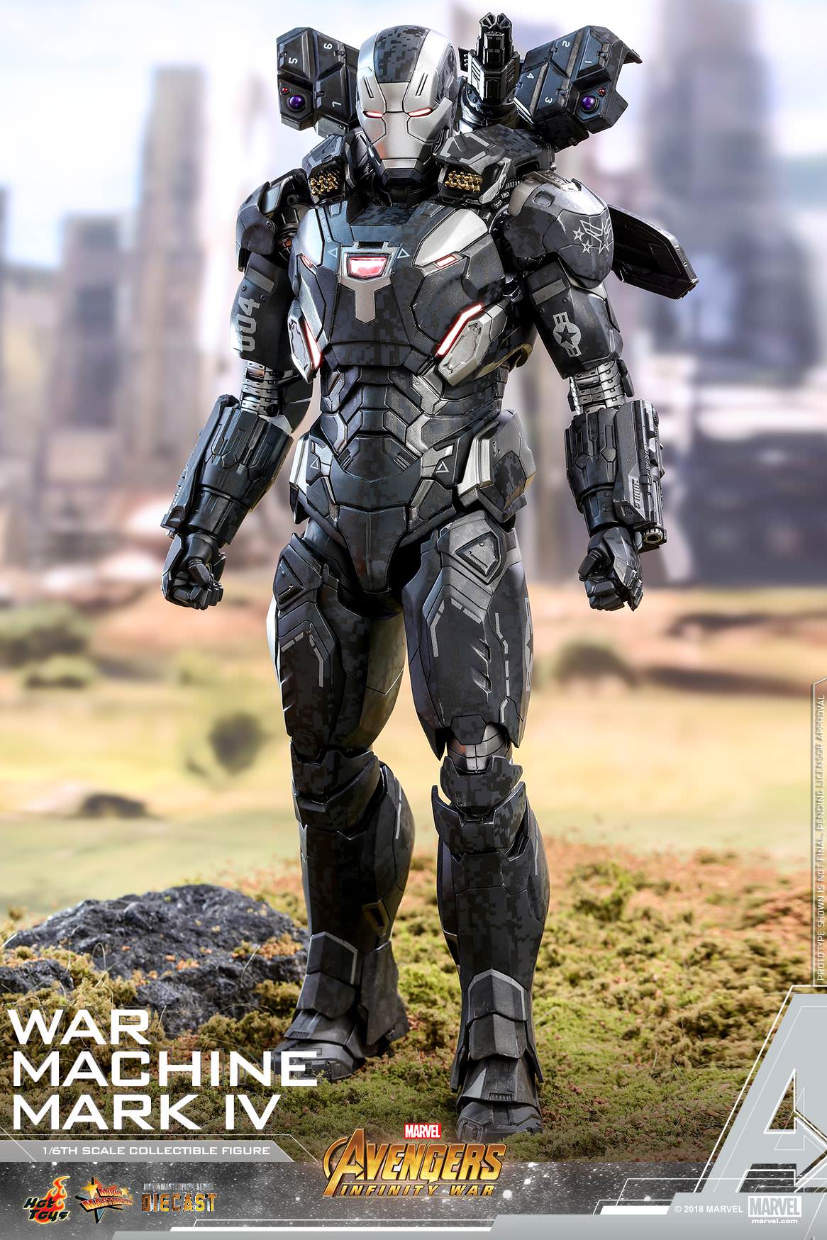 Hot Toys Avengers: Infinity War - War Machine Mark IV MMS499D26 (Regular Edition)