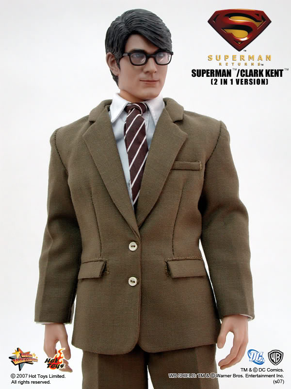 Hot Toys Superman Returns – Superman / Clark Kent (2 In 1 Version) MMS50