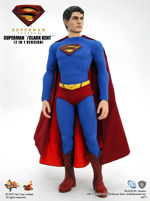 Hot Toys Superman Returns – Superman / Clark Kent (2 In 1 Version) MMS50