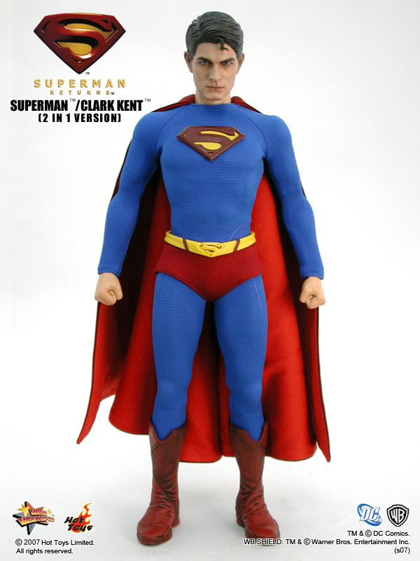 Hot Toys Superman Returns – Superman / Clark Kent (2 In 1 Version) MMS50