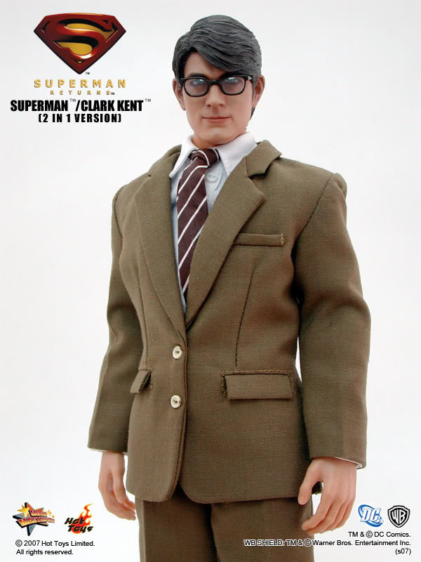 Hot Toys Superman Returns – Superman / Clark Kent (2 In 1 Version) MMS50