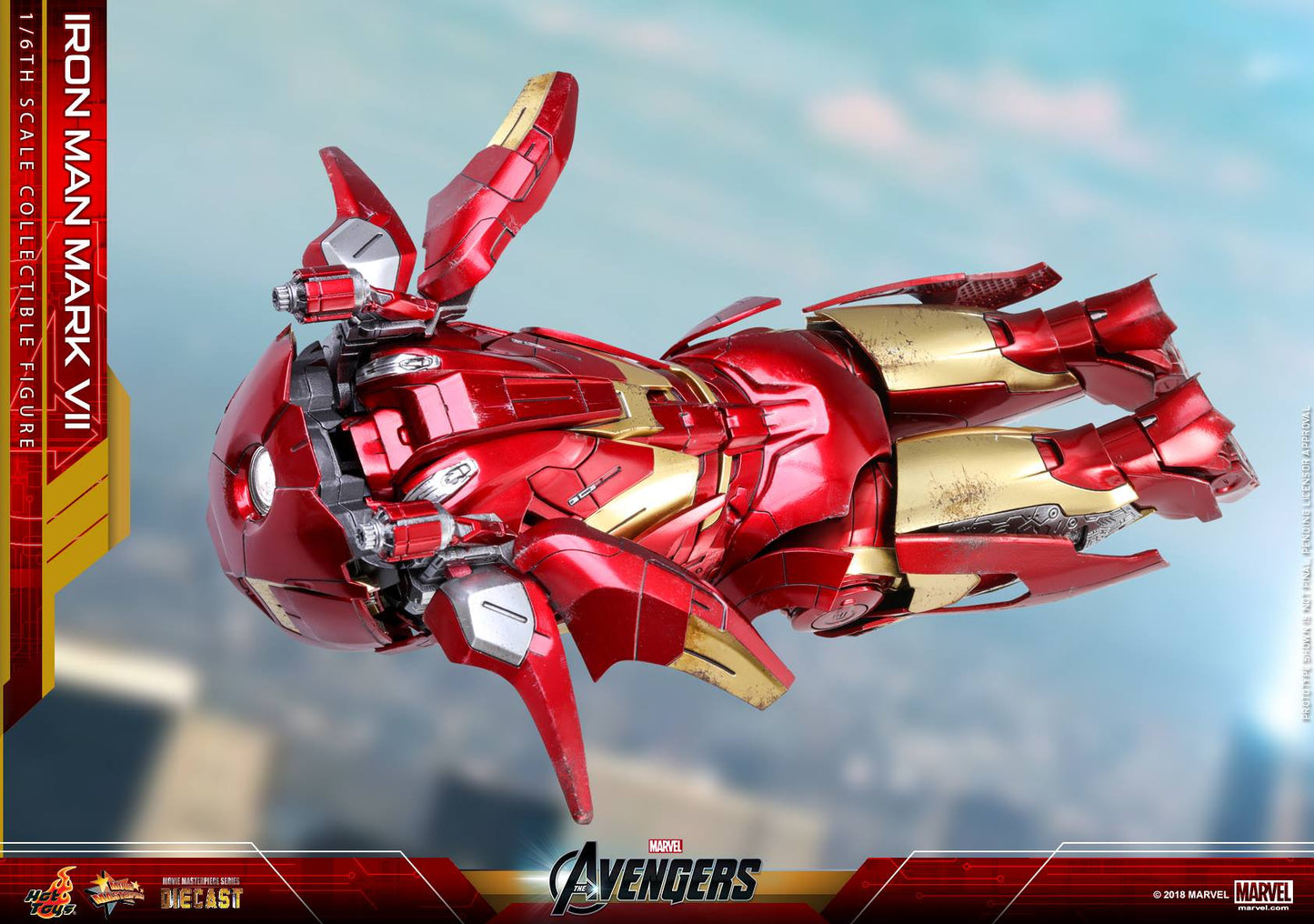 Hot Toys The Avengers - Iron Man Mark VII MMS500D27 (Regular Edition)