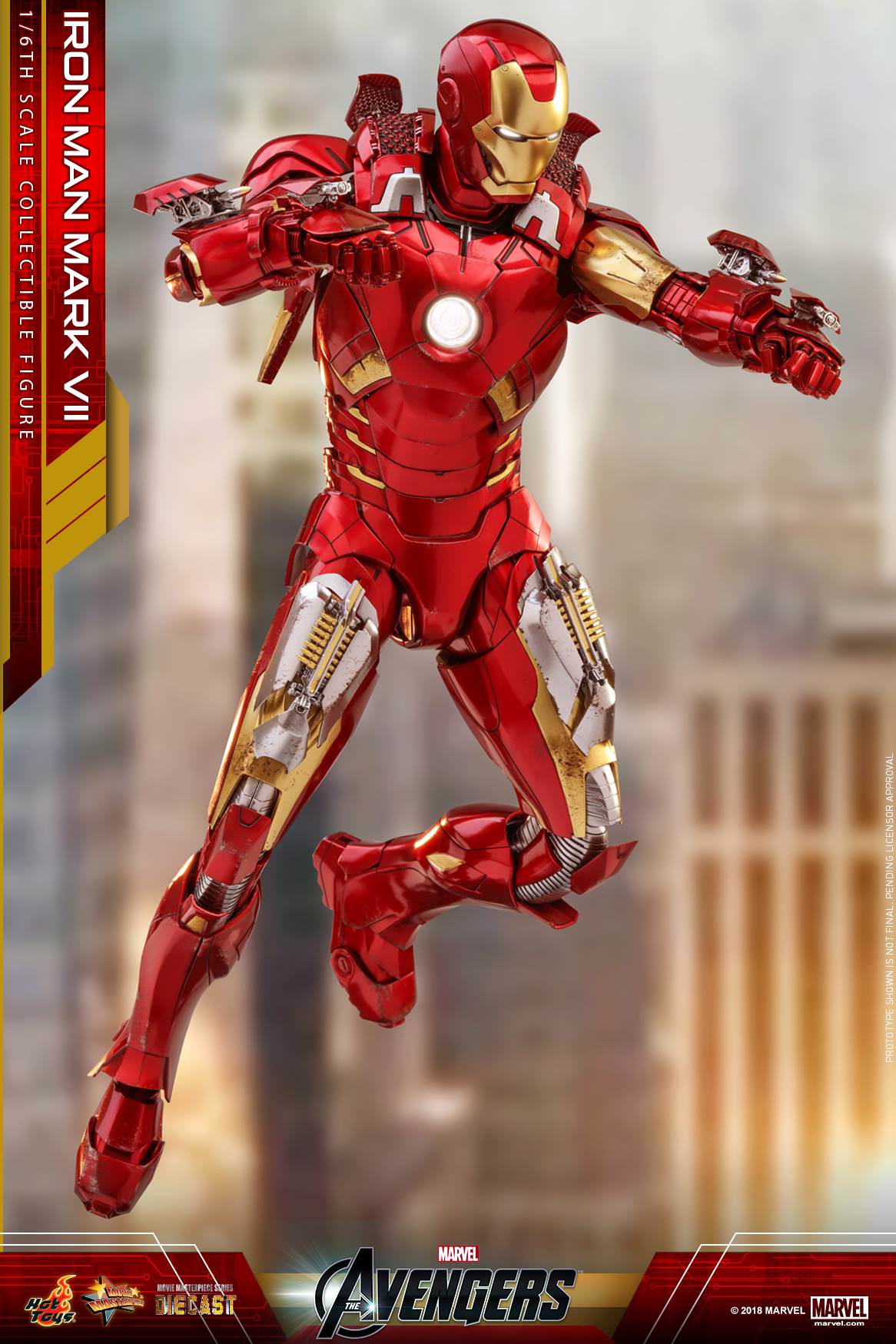 Hot Toys The Avengers - Iron Man Mark VII MMS500D27 (Exclusive Edition)