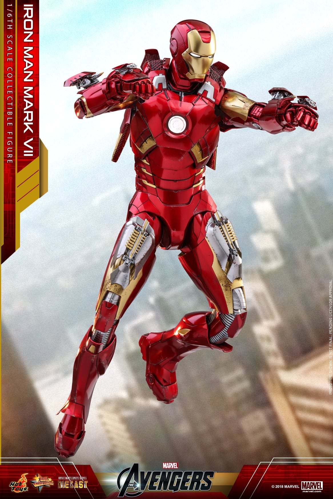 Hot Toys The Avengers - Iron Man Mark VII MMS500D27 (Exclusive Edition)