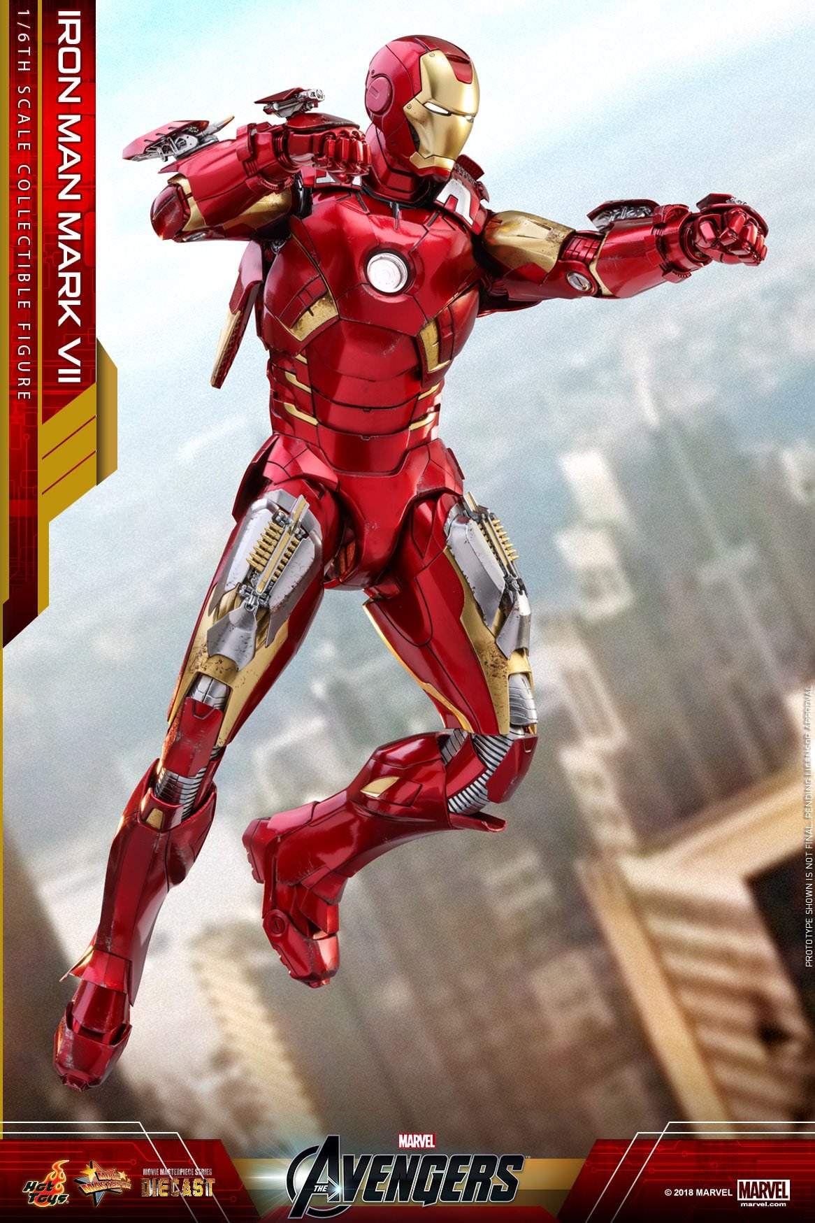 Hot Toys The Avengers - Iron Man Mark VII MMS500D27 (Exclusive Edition)