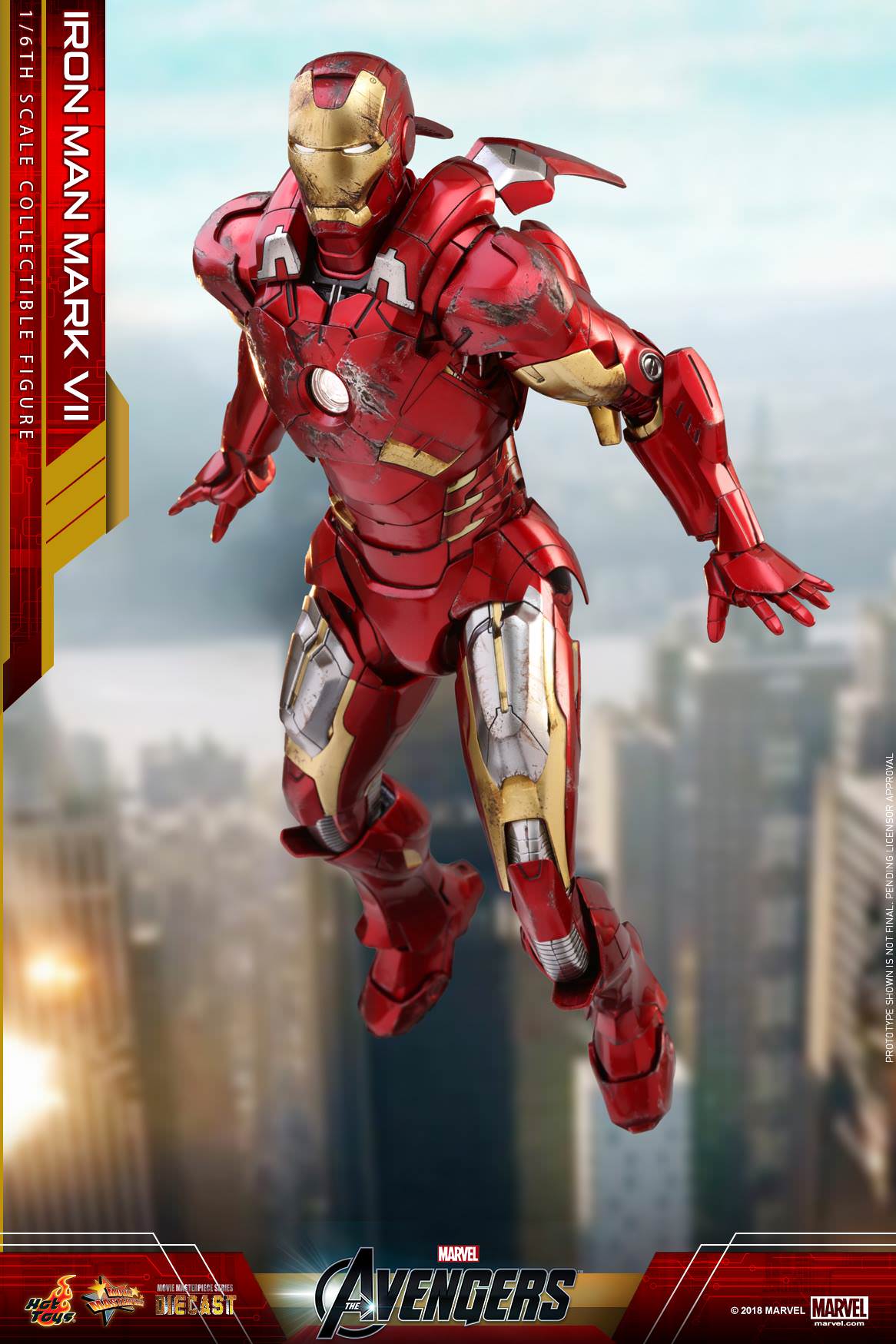 Hot Toys The Avengers - Iron Man Mark VII MMS500D27 (Regular Edition)