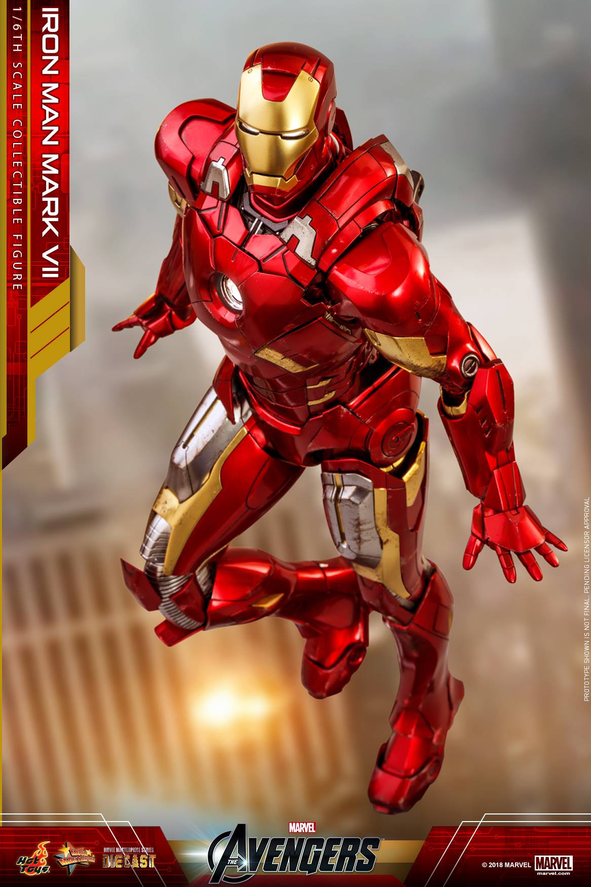 Hot Toys The Avengers - Iron Man Mark VII MMS500D27 (Regular Edition)