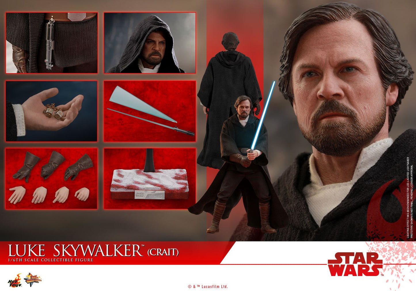 Hot Toys Star Wars: The Last Jedi - Luke Skywalker MMS507