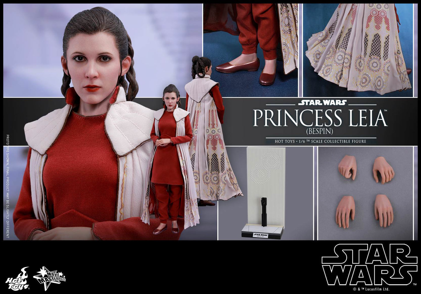 Hot Toys Star Wars: The Empire Strikes Back - Princess Leia (Bespin) MMS508