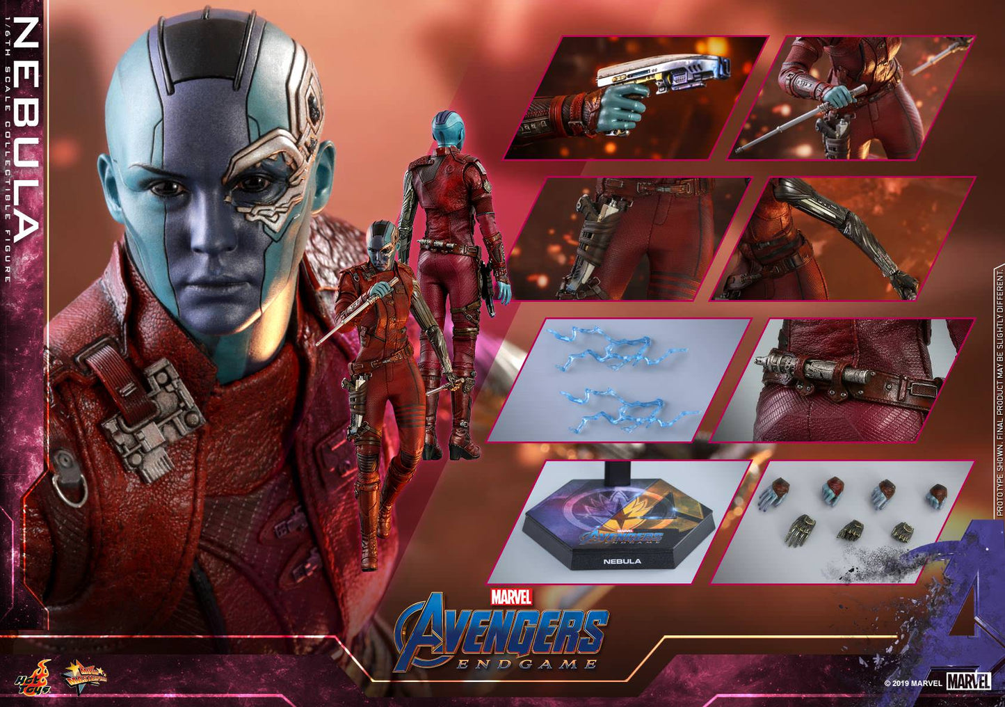 Hot Toys Avengers: Endgame - Nebula MMS534