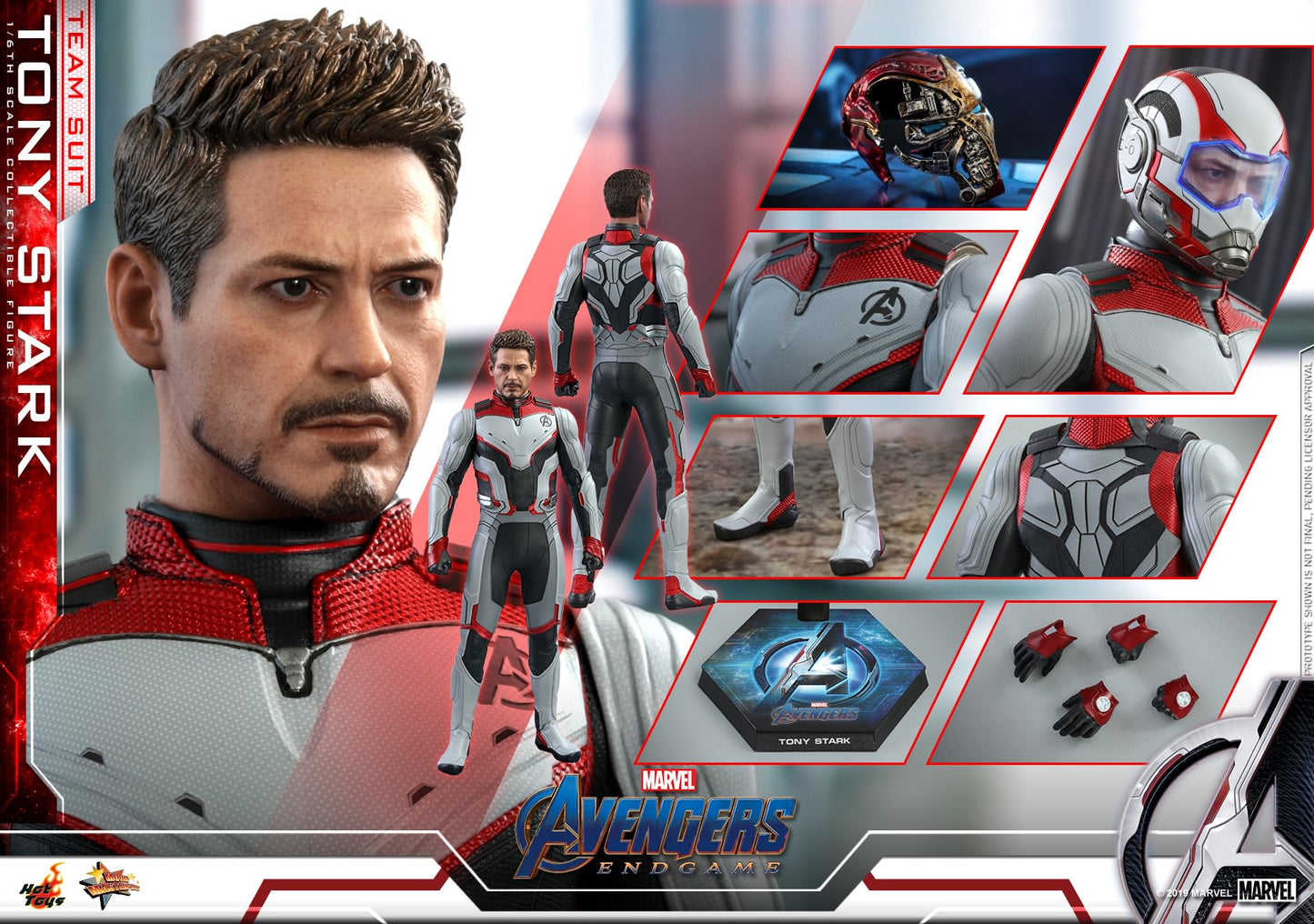 Hot Toys Avengers: Endgame - Tony Stark (Team Suit) MMS537