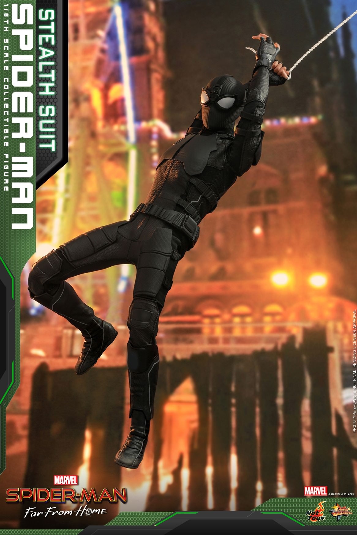 Hot Toys Spider-Man: Far From Home - Spider-Man (Stealth Suit) (Regular Version) MMS540