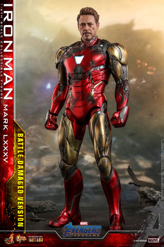 Hot Toys Avengers: Endgame. Iron Man Mark LXXXV (Battle Damaged Version) (Regular Edition) MMS543D33