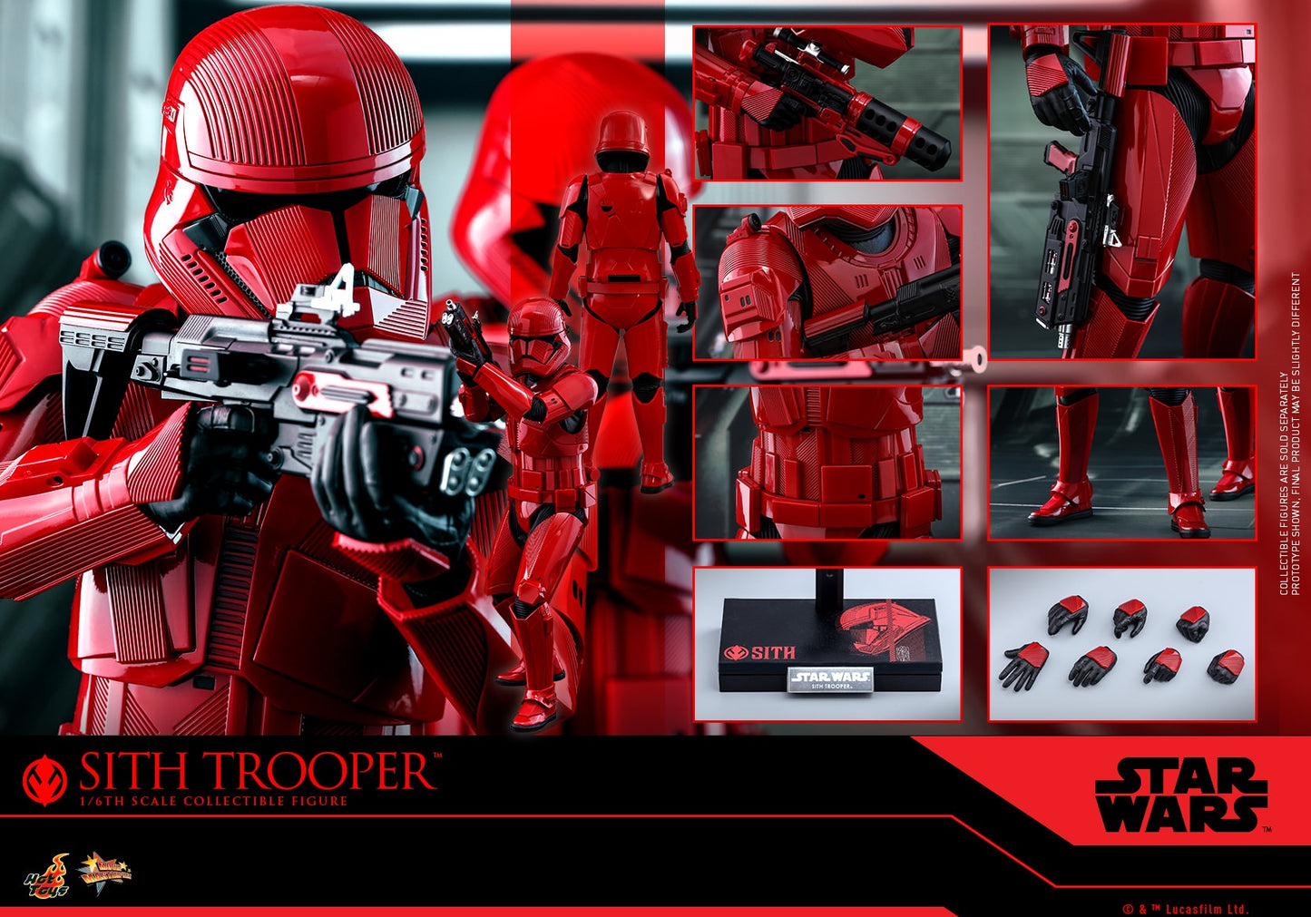 Hot Toys Star Wars: The Rise Of Skywalker Sith Trooper MMS544