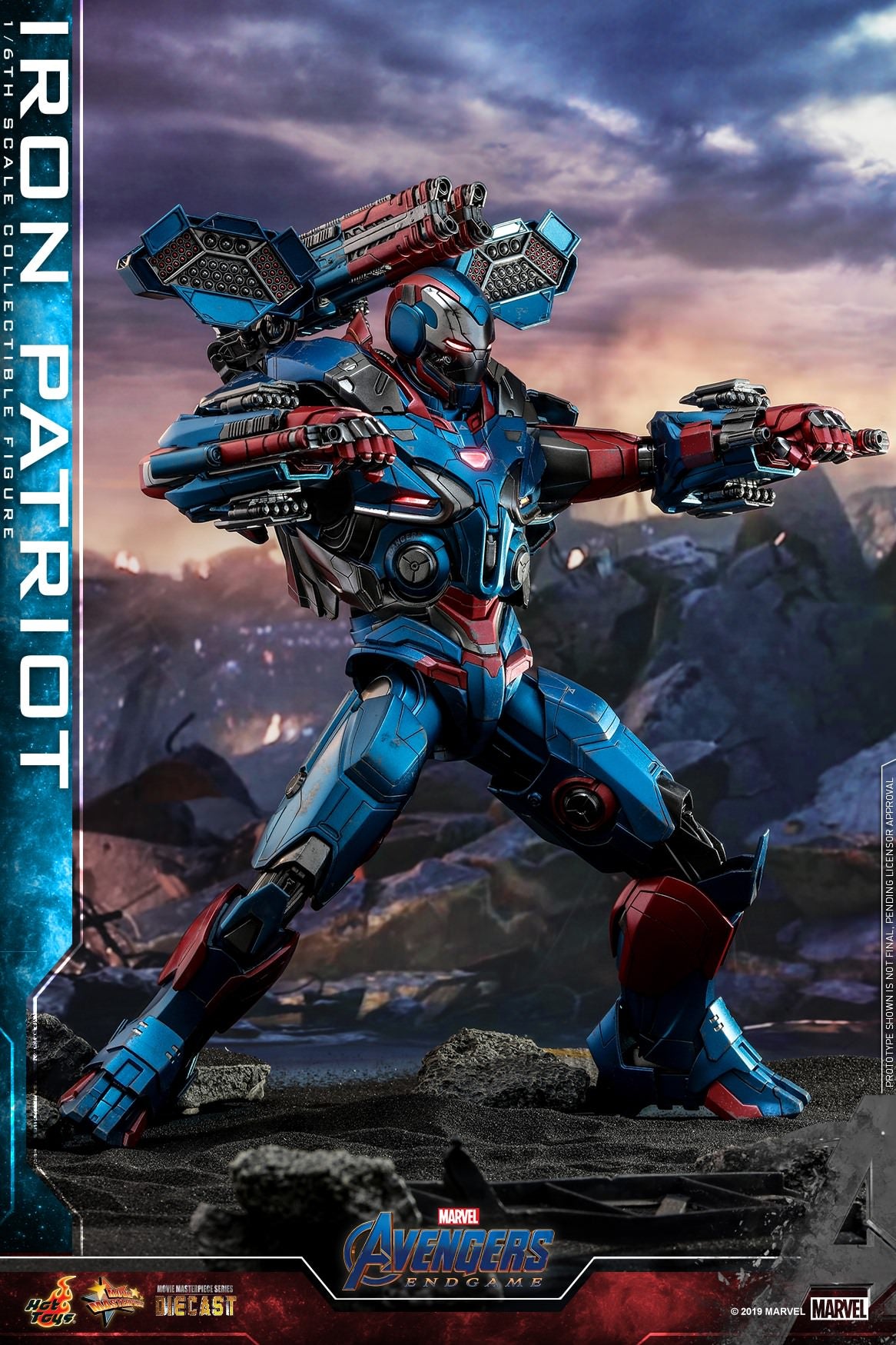 Hot Toys Avengers: Endgame - Iron Patriot MMS547D34